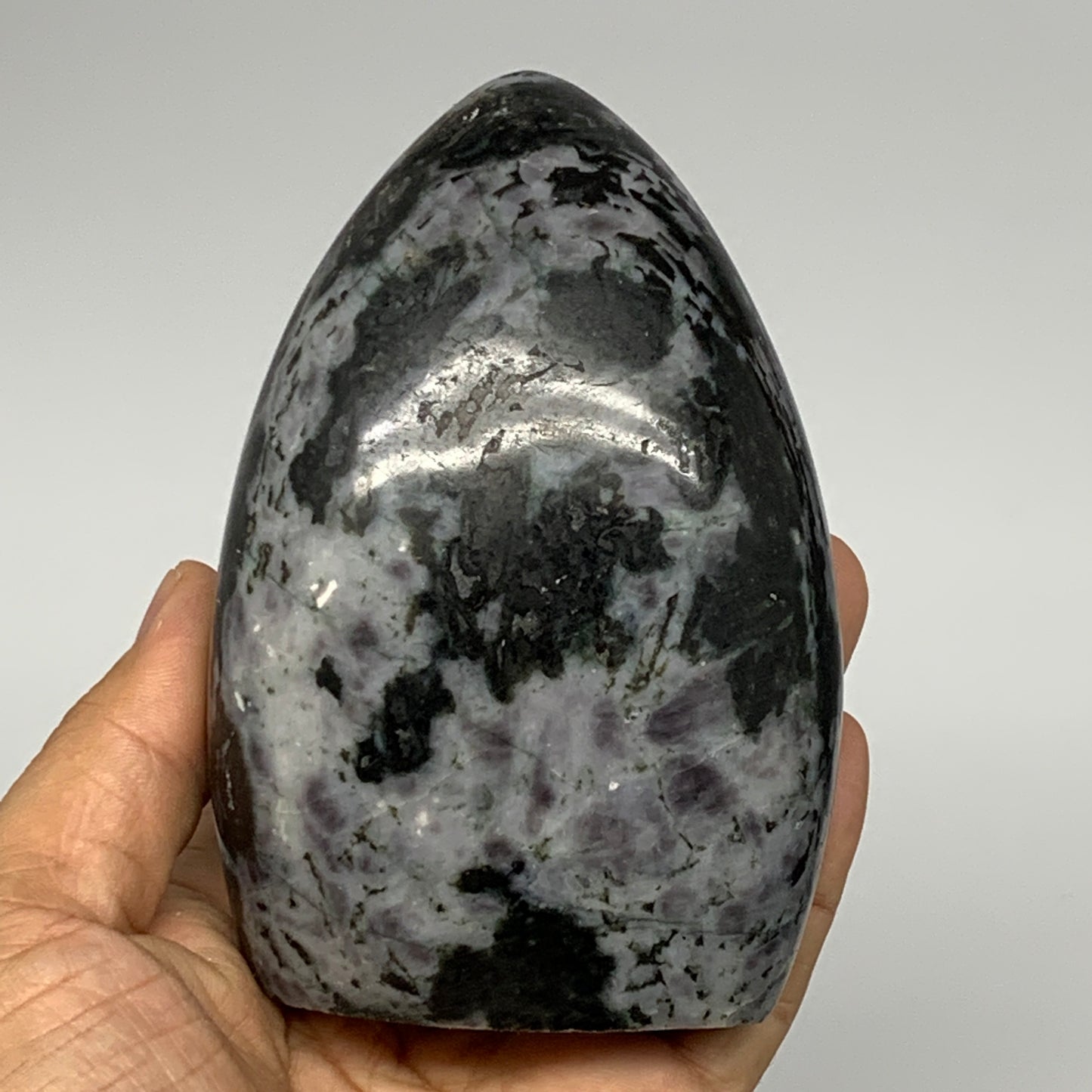 605g, 4.3"x2.9"x1.9" Indigo Gabro Merlinite Freeform Polished @Madagascar, B1821
