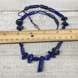 52.1g, 8mm-30mm Natural Lapis Lazuli Bead Mixed Shaped Strand, 27 Beads,LPB148