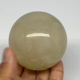 496g, 2.6" (66mm), Fluorite Sphere Ball Gemstone Crystal @Madagascar, B25381