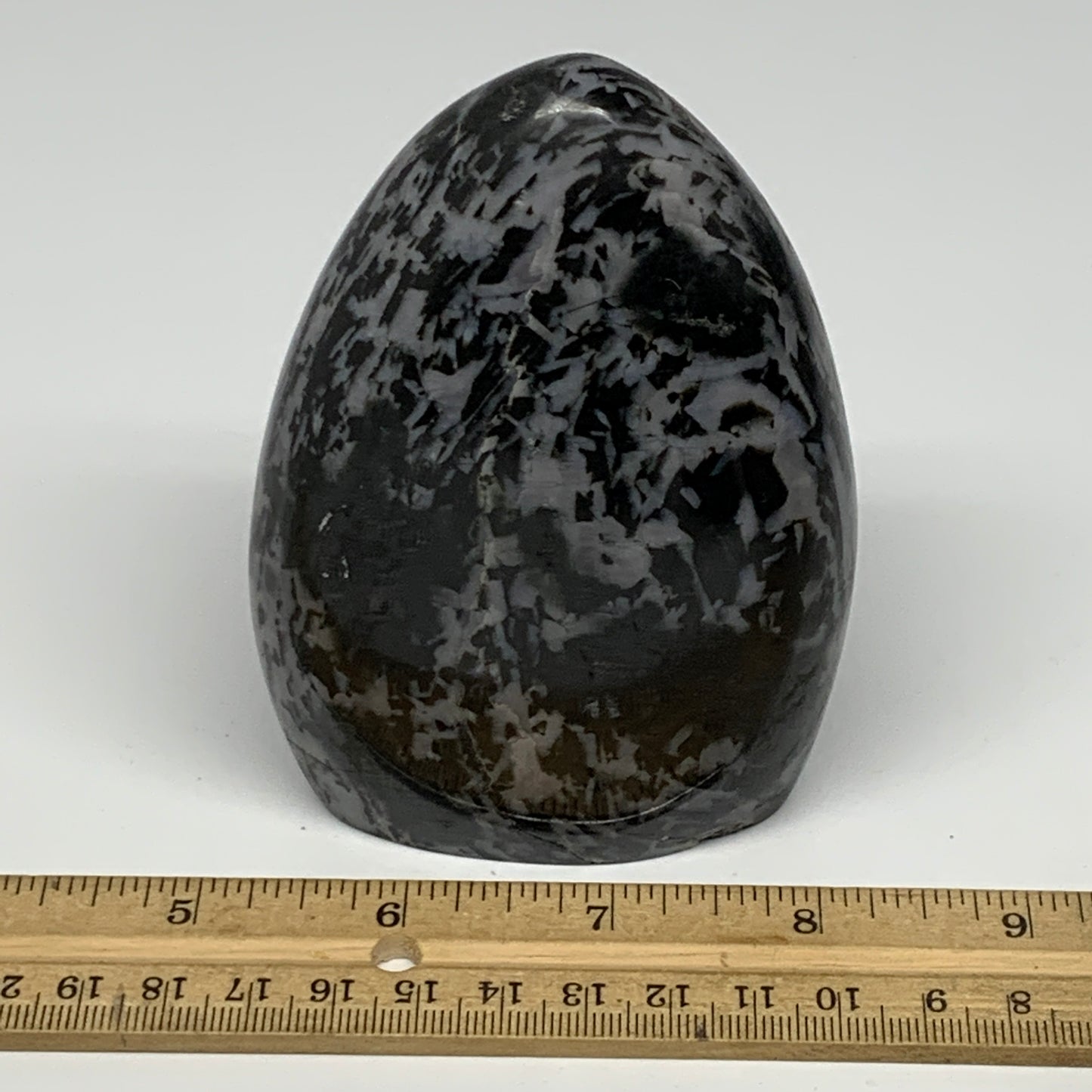 605g, 4.3"x2.9"x1.9" Indigo Gabro Merlinite Freeform Polished @Madagascar, B1821