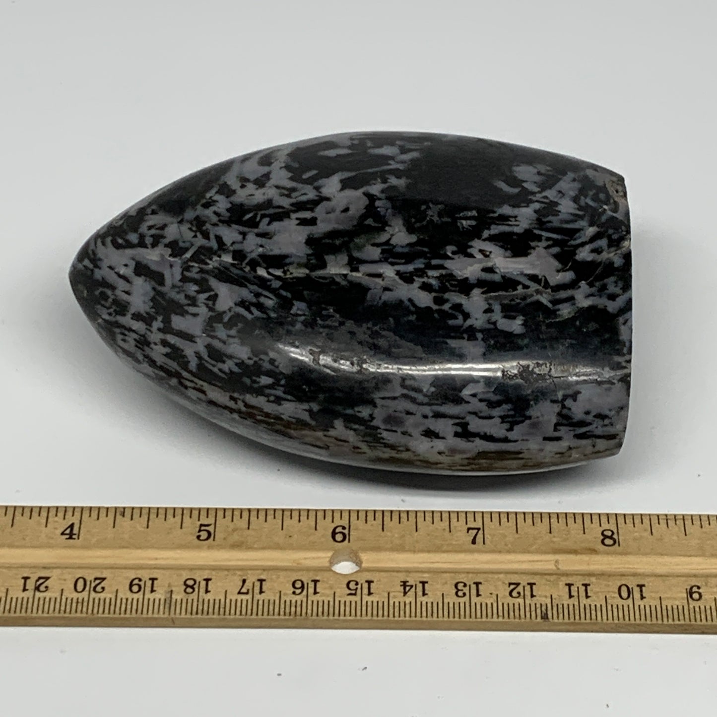 605g, 4.3"x2.9"x1.9" Indigo Gabro Merlinite Freeform Polished @Madagascar, B1821