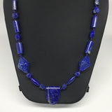 49.6g, 7mm-27mm Natural Lapis Lazuli Bead Mixed Shaped Strand, 25 Beads,LPB150