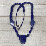 49.6g, 7mm-27mm Natural Lapis Lazuli Bead Mixed Shaped Strand, 25 Beads,LPB150