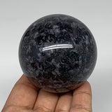 359g, 2.4" Natural Indigo Gabbro Spheres Gemstone, Reiki, @Madagascar,B4641