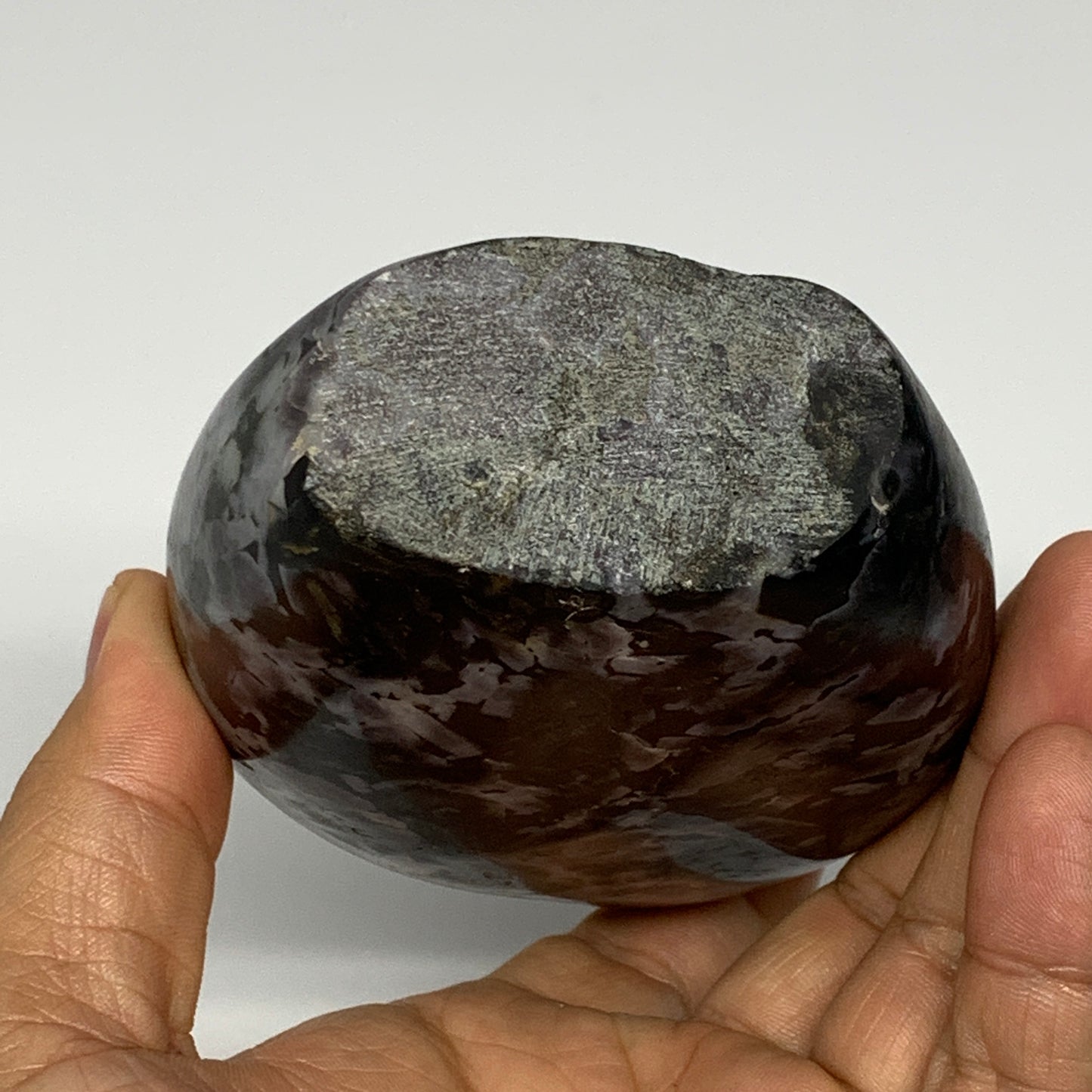 620g, 4.4"x3.1"x1.7" Indigo Gabro Merlinite Freeform Polished @Madagascar, B1821