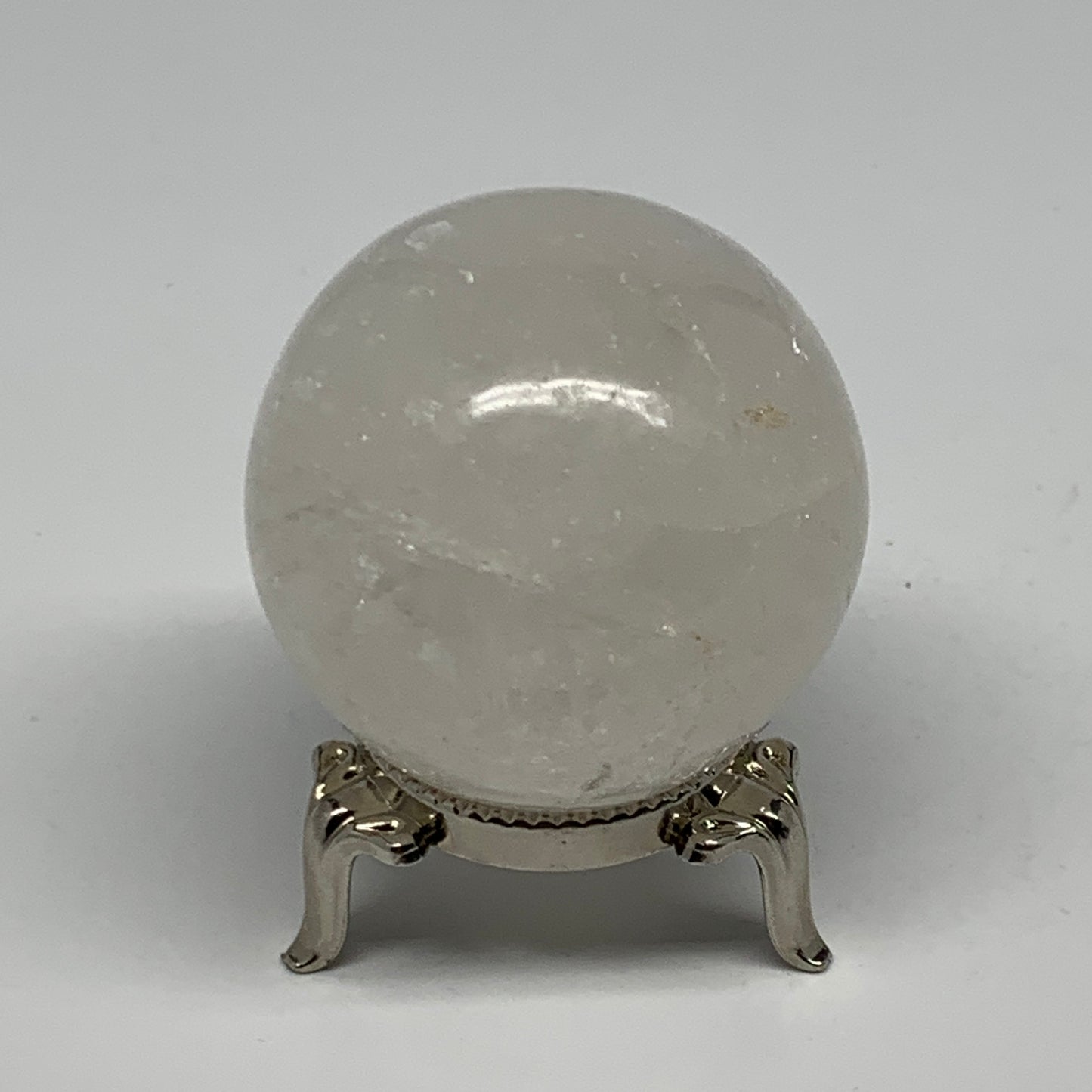 135.7g, 1.8" (45mm), Natural Quartz Sphere Crystal Gemstone Ball @Brazil, B22251