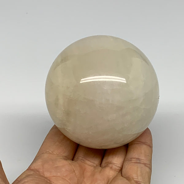 528g, 2.7" (68mm), Fluorite Sphere Ball Gemstone Crystal @Madagascar, B25383