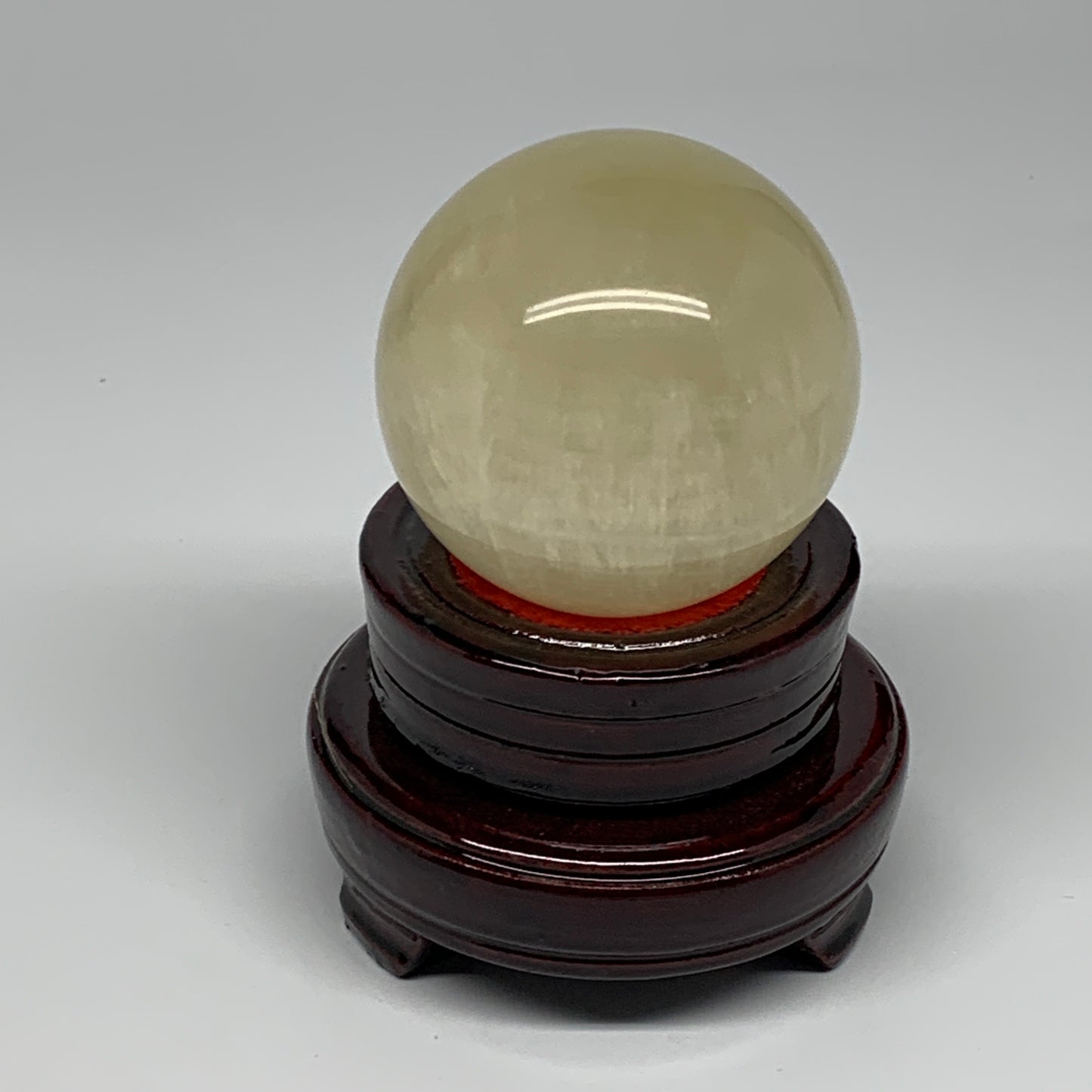 487.6g, 2.6" (66mm), Fluorite Sphere Ball Gemstone Crystal @Madagascar, B25385