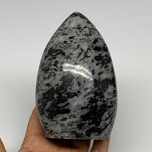 720g, 4.6"x3"x2.1" Indigo Gabro Merlinite Freeform Polished @Madagascar, B18218