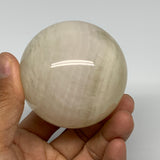 412.1g, 2.5" (63mm), Fluorite Sphere Ball Gemstone Crystal @Madagascar, B25386