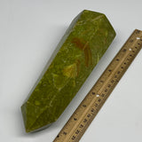 975g, 8.25" x 2.8" Natural Green Opal Tower Point Crystal @Madagascar,B15082