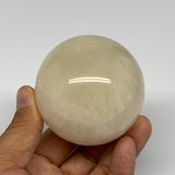 412.1g, 2.5" (63mm), Fluorite Sphere Ball Gemstone Crystal @Madagascar, B25386