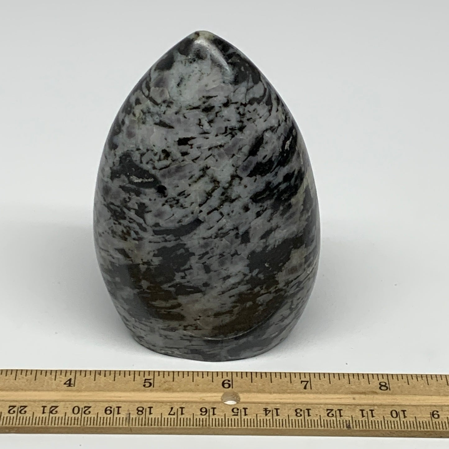 720g, 4.6"x3"x2.1" Indigo Gabro Merlinite Freeform Polished @Madagascar, B18218