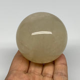 366.6g, 2.4" (60mm), Fluorite Sphere Ball Gemstone Crystal @Madagascar, B25387