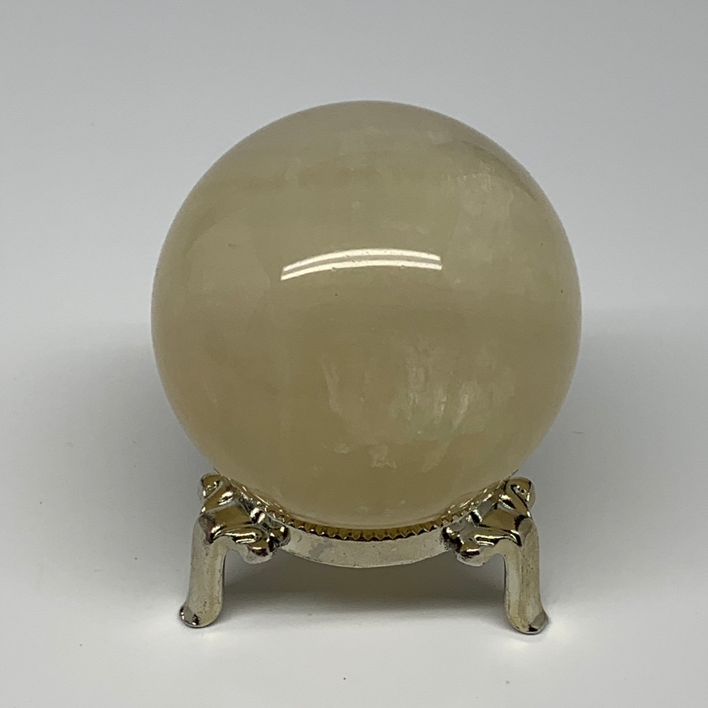 366.6g, 2.4" (60mm), Fluorite Sphere Ball Gemstone Crystal @Madagascar, B25387