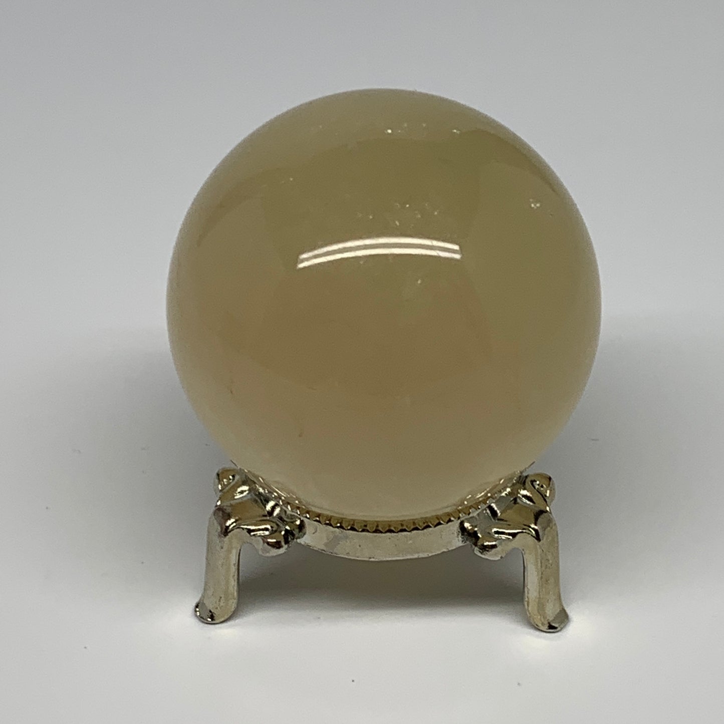 366.6g, 2.4" (60mm), Fluorite Sphere Ball Gemstone Crystal @Madagascar, B25387