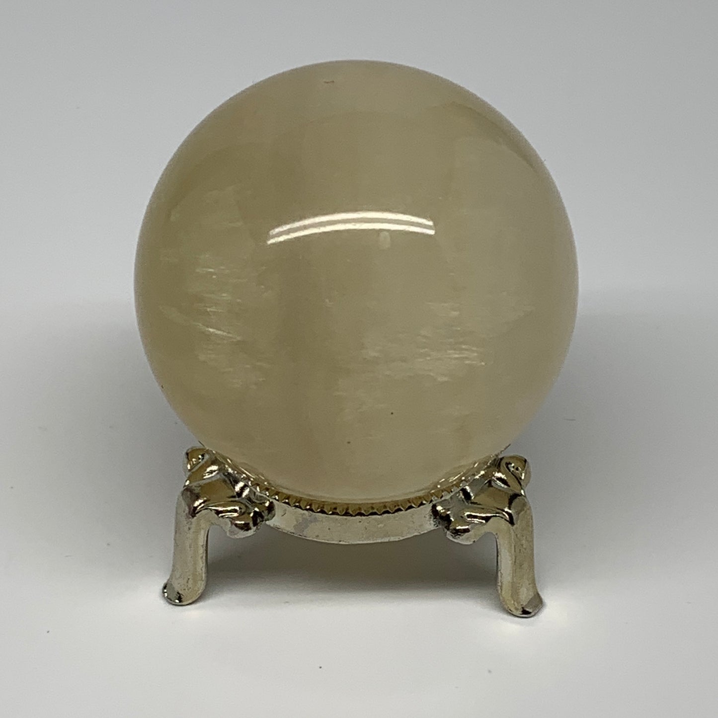 366.6g, 2.4" (60mm), Fluorite Sphere Ball Gemstone Crystal @Madagascar, B25387