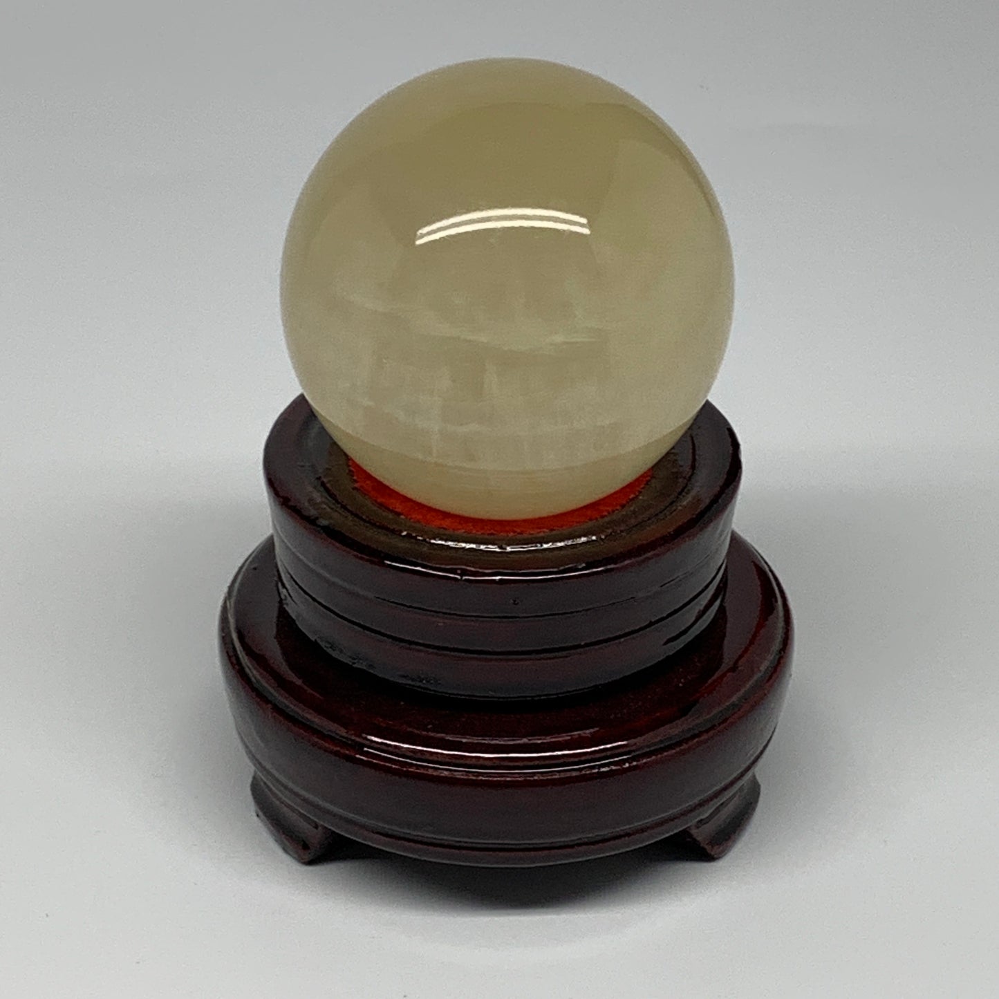 463.8g, 2.6" (65mm), Fluorite Sphere Ball Gemstone Crystal @Madagascar, B25389