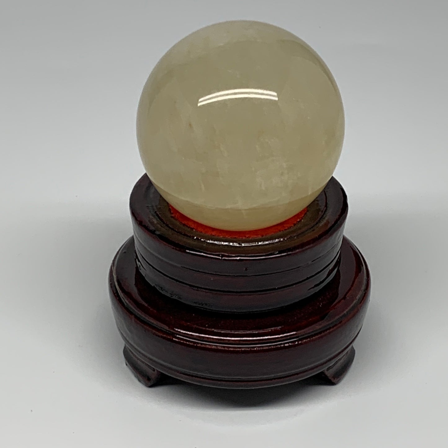 463.8g, 2.6" (65mm), Fluorite Sphere Ball Gemstone Crystal @Madagascar, B25389