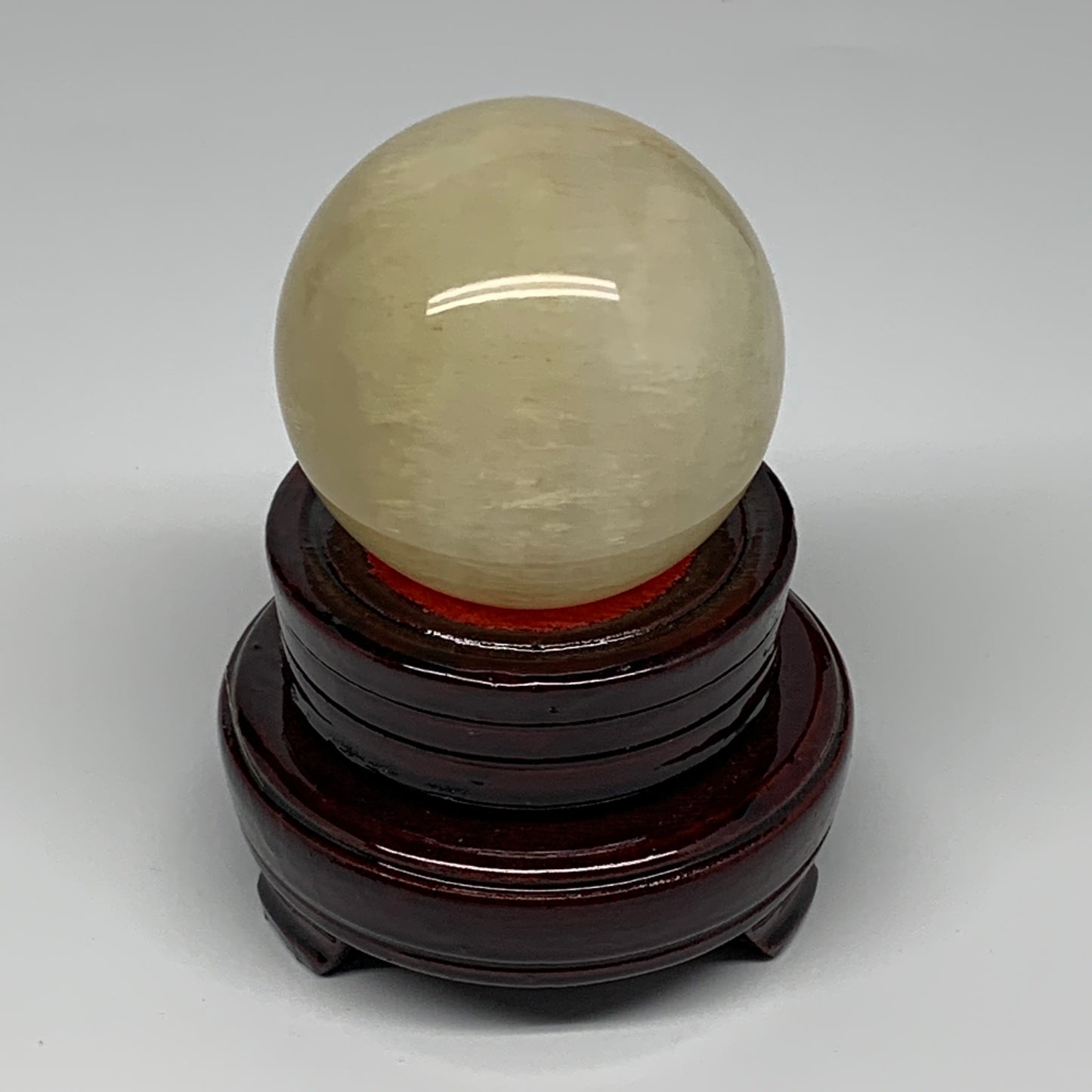 463.8g, 2.6" (65mm), Fluorite Sphere Ball Gemstone Crystal @Madagascar, B25389