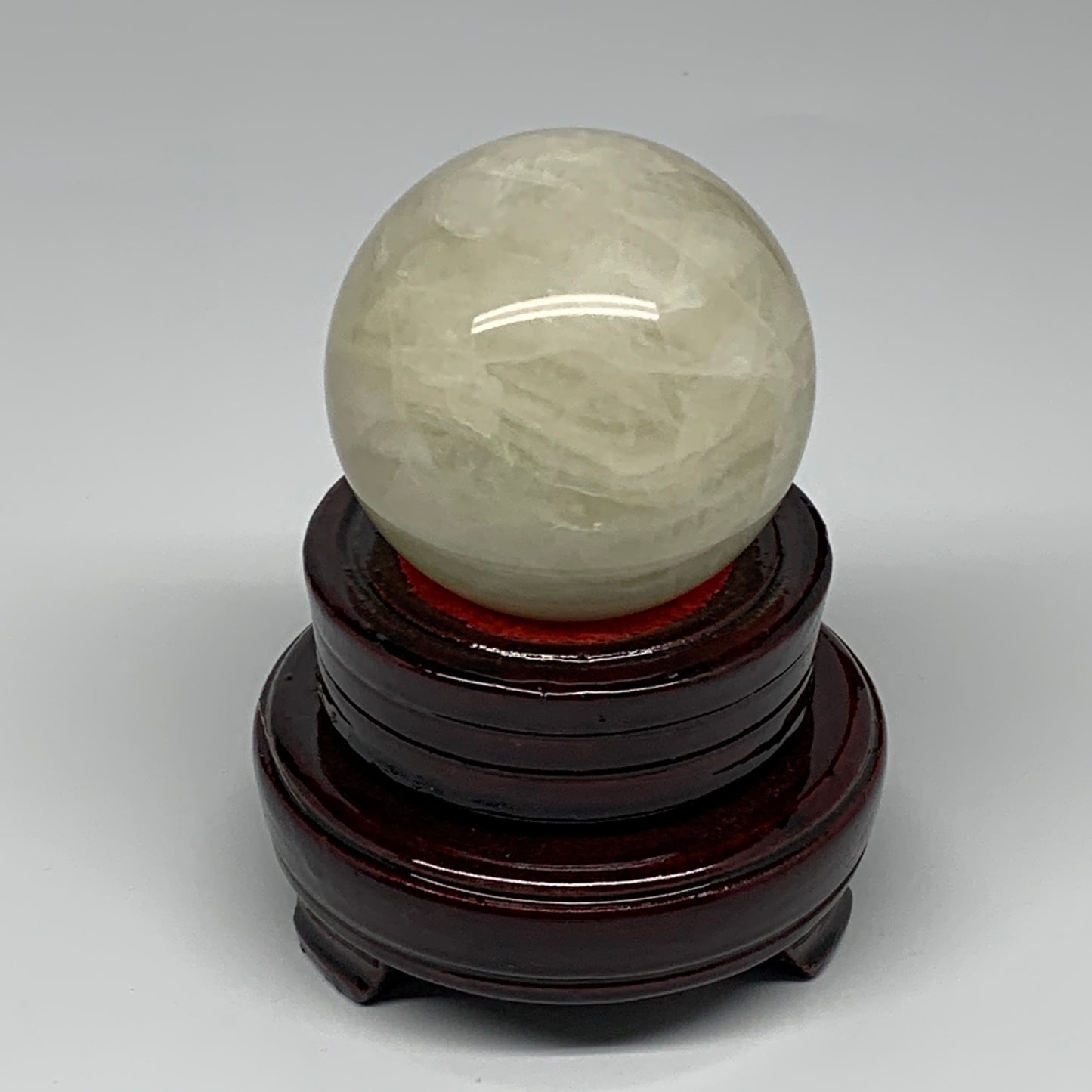 425.7g, 2.5" (64mm), Fluorite Sphere Ball Gemstone Crystal @Madagascar, B25390