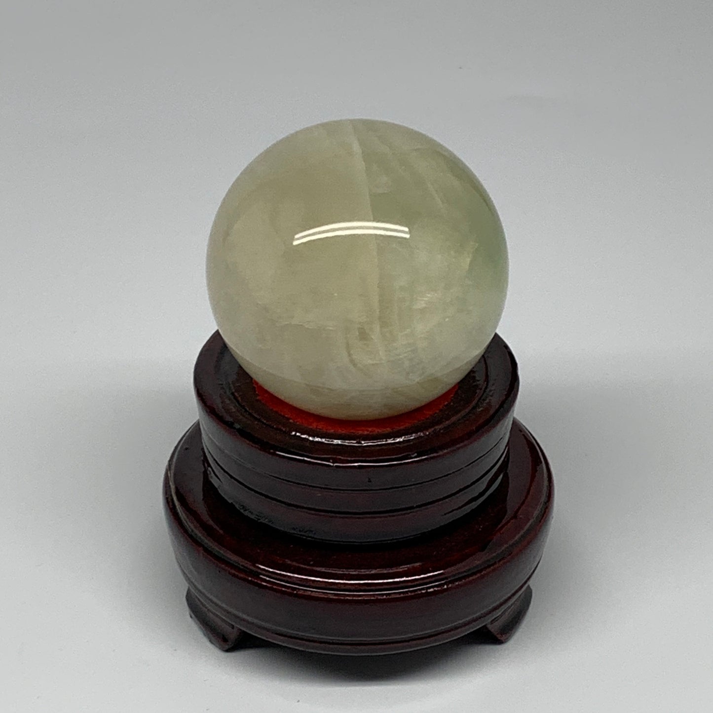 425.7g, 2.5" (64mm), Fluorite Sphere Ball Gemstone Crystal @Madagascar, B25390