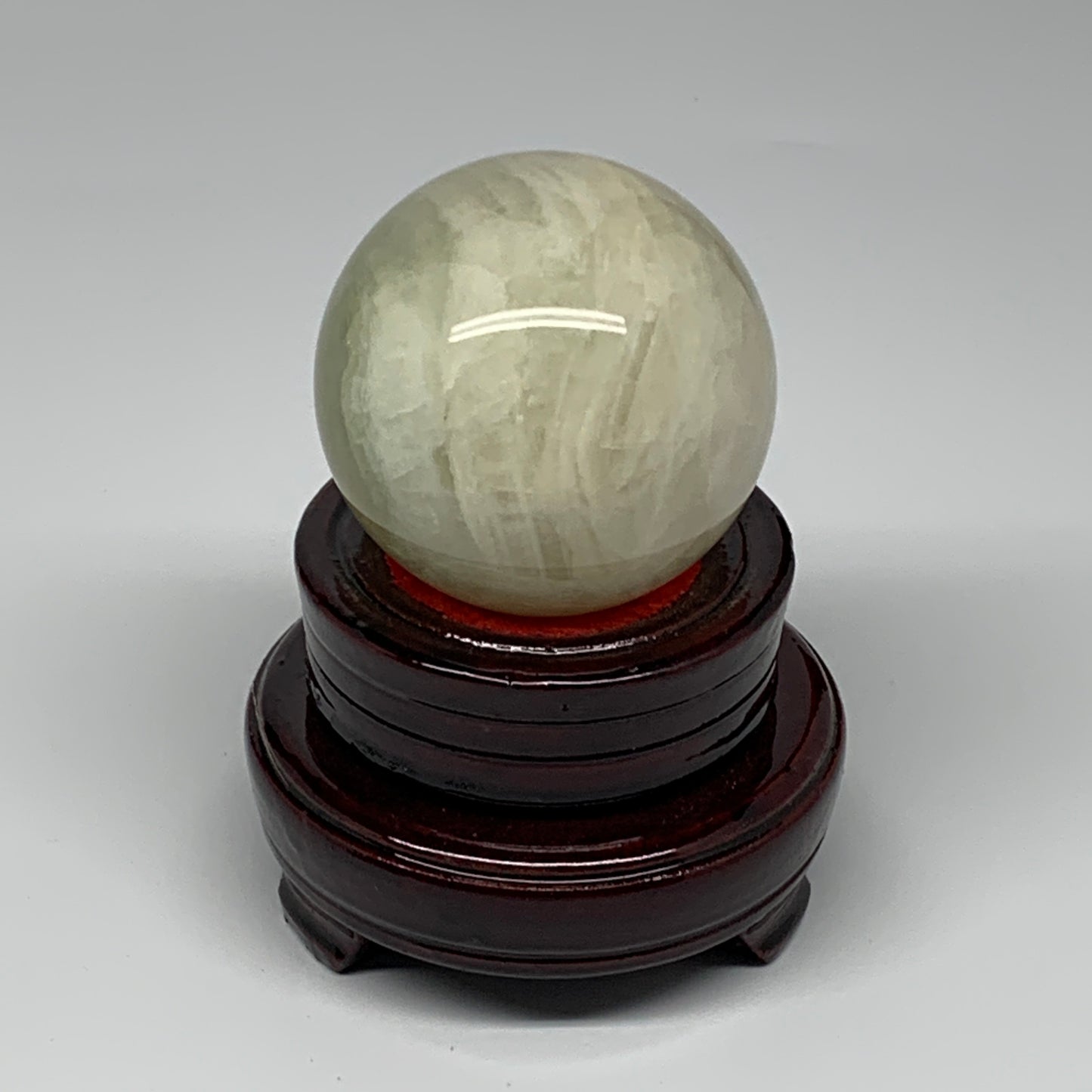 425.7g, 2.5" (64mm), Fluorite Sphere Ball Gemstone Crystal @Madagascar, B25390