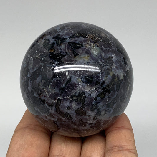 342.1g, 2.4" Natural Indigo Gabbro Spheres Gemstone, Reiki, @Madagascar,B4656