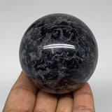 342.1g, 2.4" Natural Indigo Gabbro Spheres Gemstone, Reiki, @Madagascar,B4656