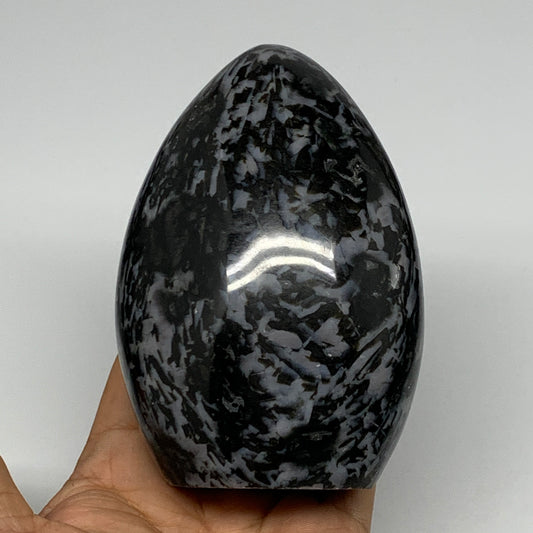 705g, 4.3"x3"x2.1" Indigo Gabro Merlinite Freeform Polished @Madagascar, B18225