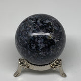 342.1g, 2.4" Natural Indigo Gabbro Spheres Gemstone, Reiki, @Madagascar,B4656
