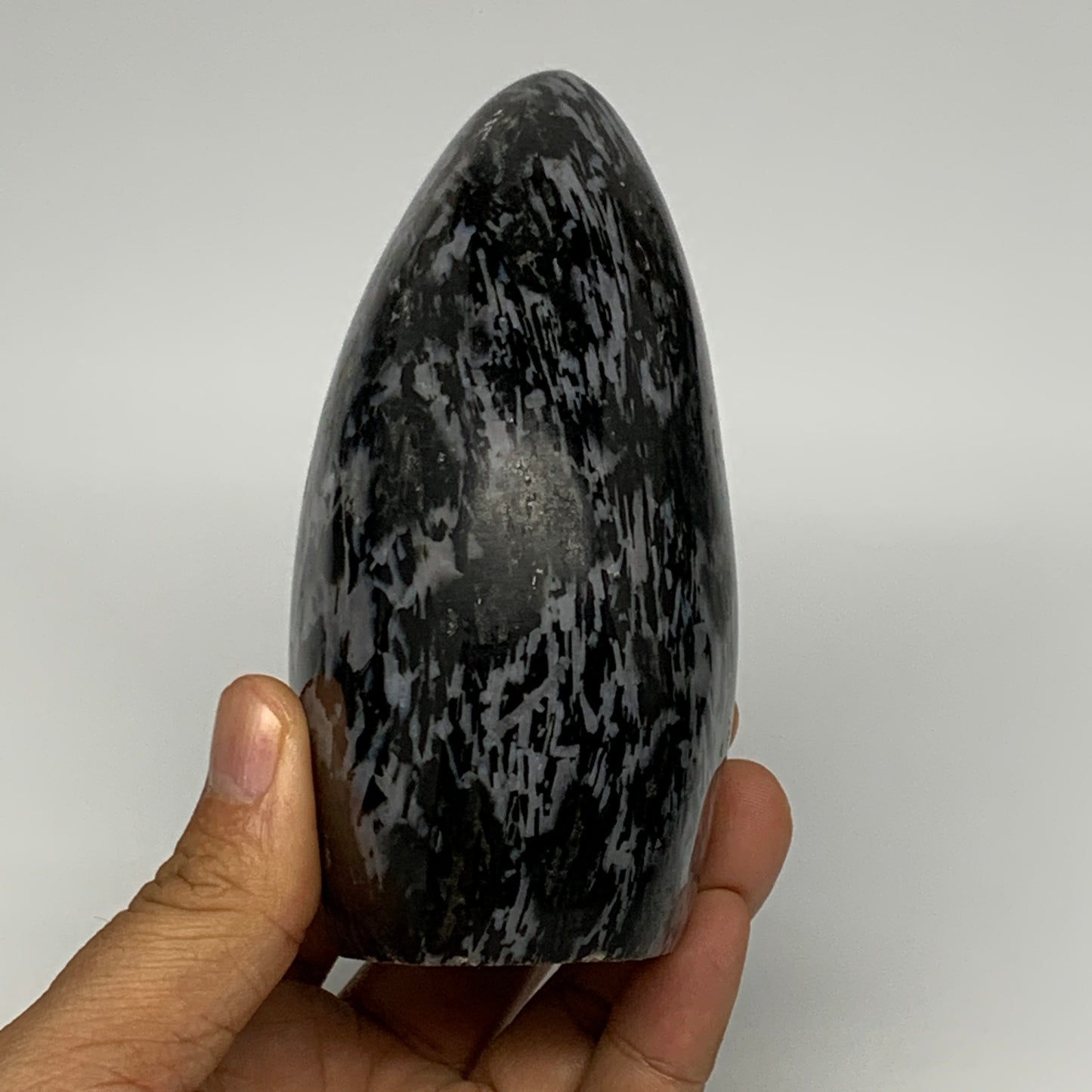 705g, 4.3"x3"x2.1" Indigo Gabro Merlinite Freeform Polished @Madagascar, B18225