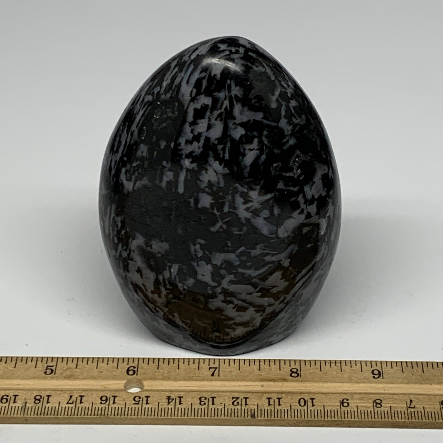 705g, 4.3"x3"x2.1" Indigo Gabro Merlinite Freeform Polished @Madagascar, B18225