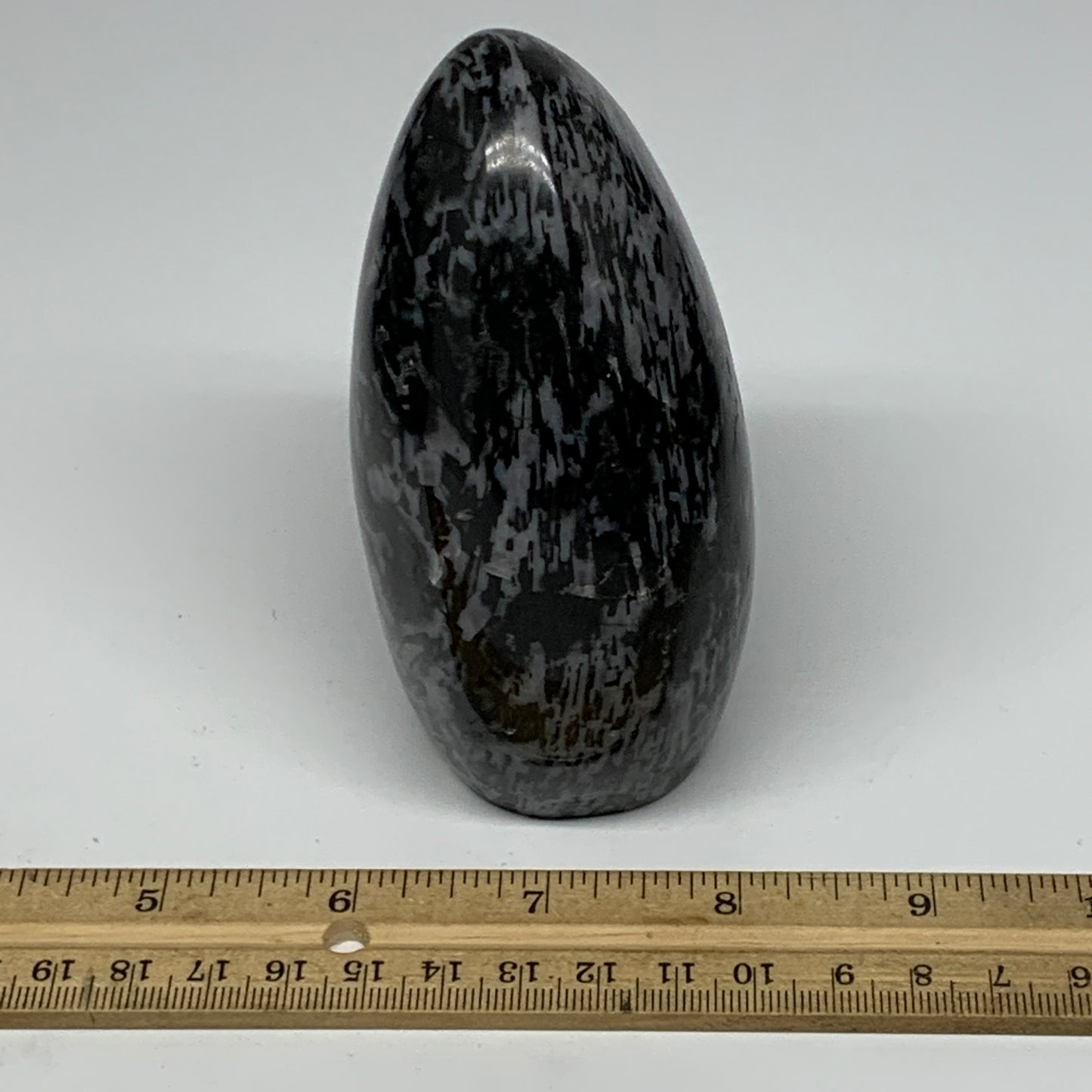 705g, 4.3"x3"x2.1" Indigo Gabro Merlinite Freeform Polished @Madagascar, B18225