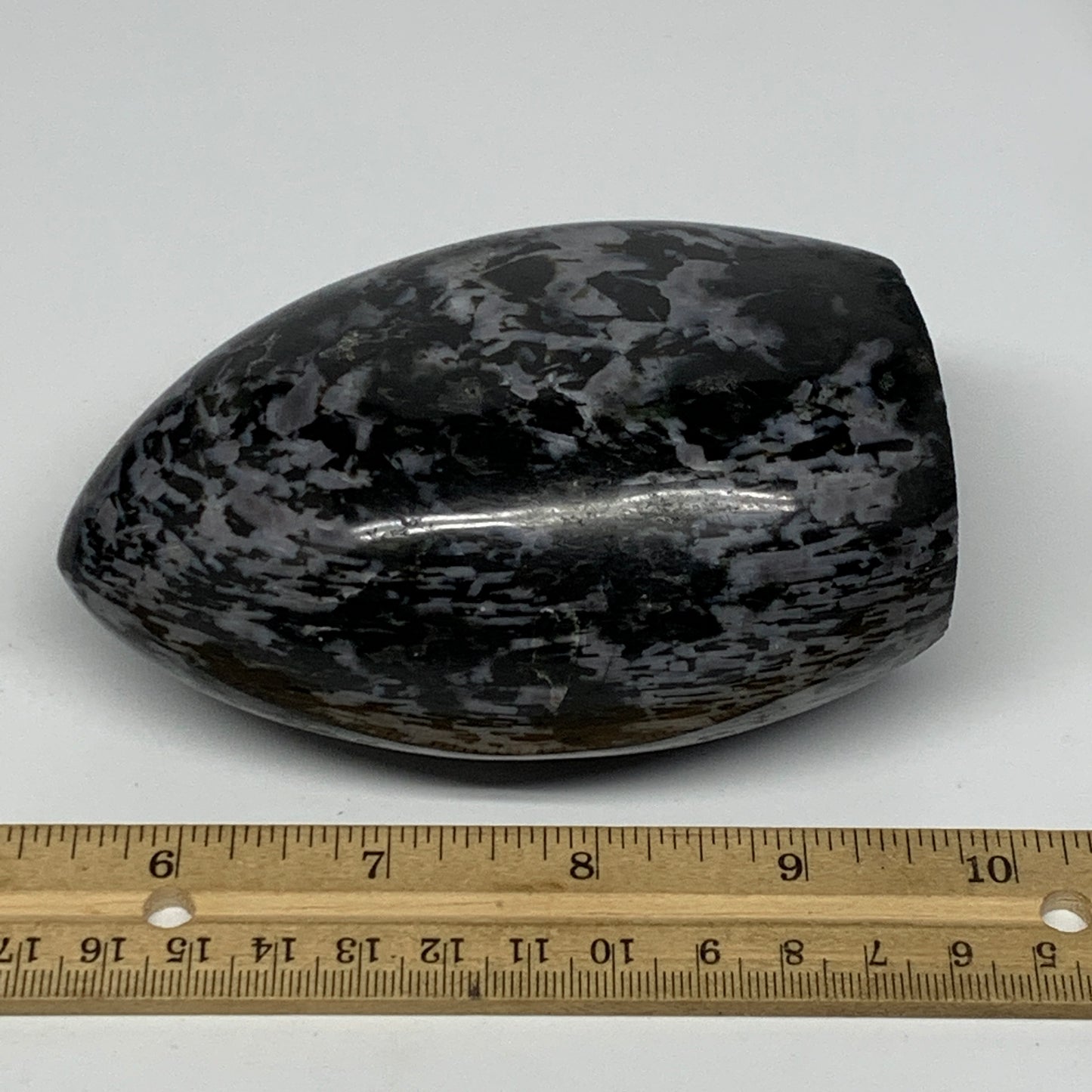 705g, 4.3"x3"x2.1" Indigo Gabro Merlinite Freeform Polished @Madagascar, B18225