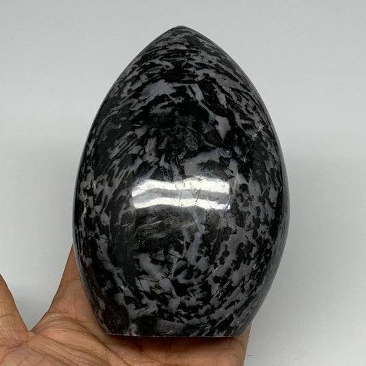 810g, 4.5"x3.2"x2.1" Indigo Gabro Merlinite Freeform Polished @Madagascar, B1822