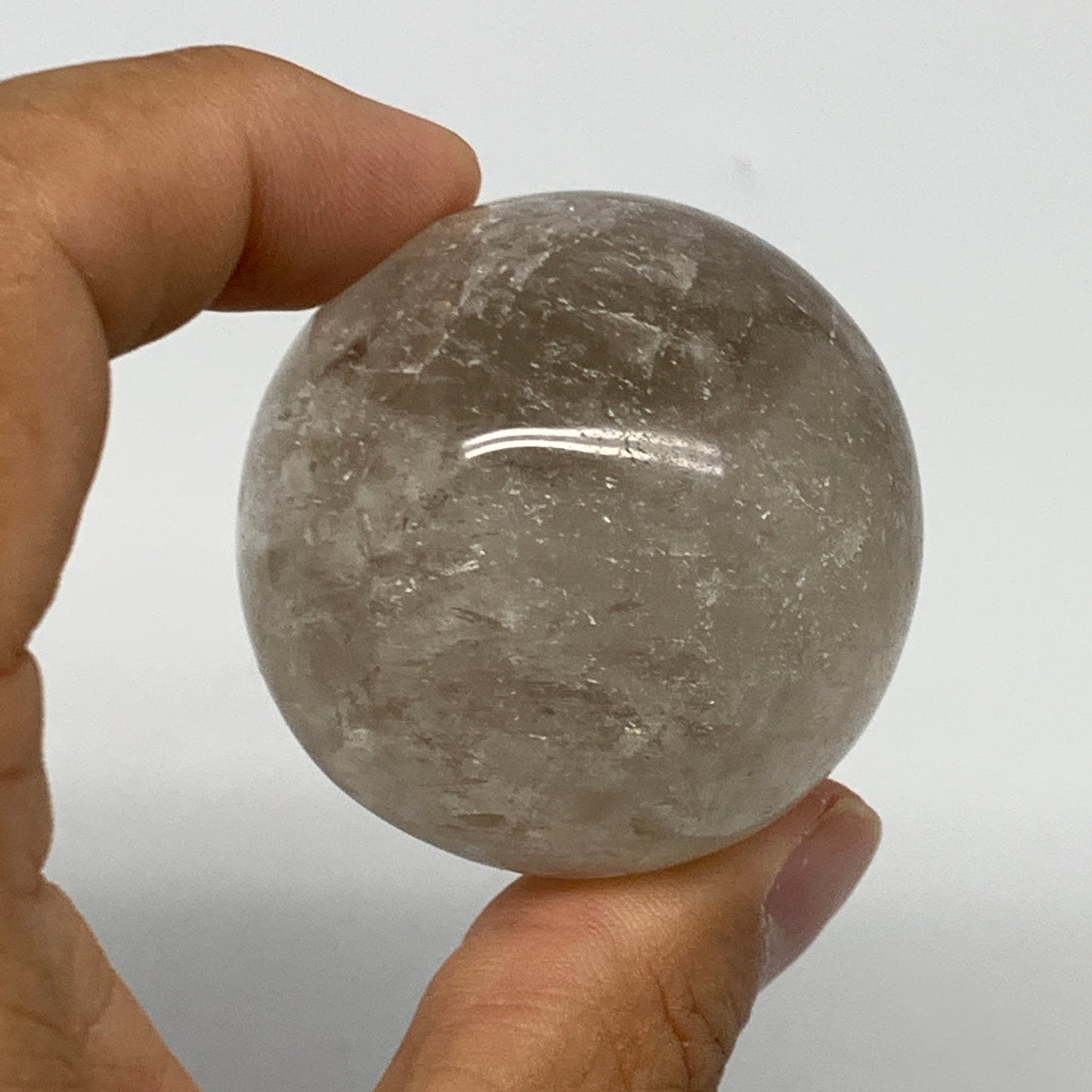 108.6g, 1.7"(43mm), Natural Smoky Quartz Sphere Crystal Gemstone @Brazil,B22266