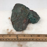 630g, 4.9"x4.4"x1.8" Rough Sonora Sunset Chrysocolla Cuprite from Mexico,SR28
