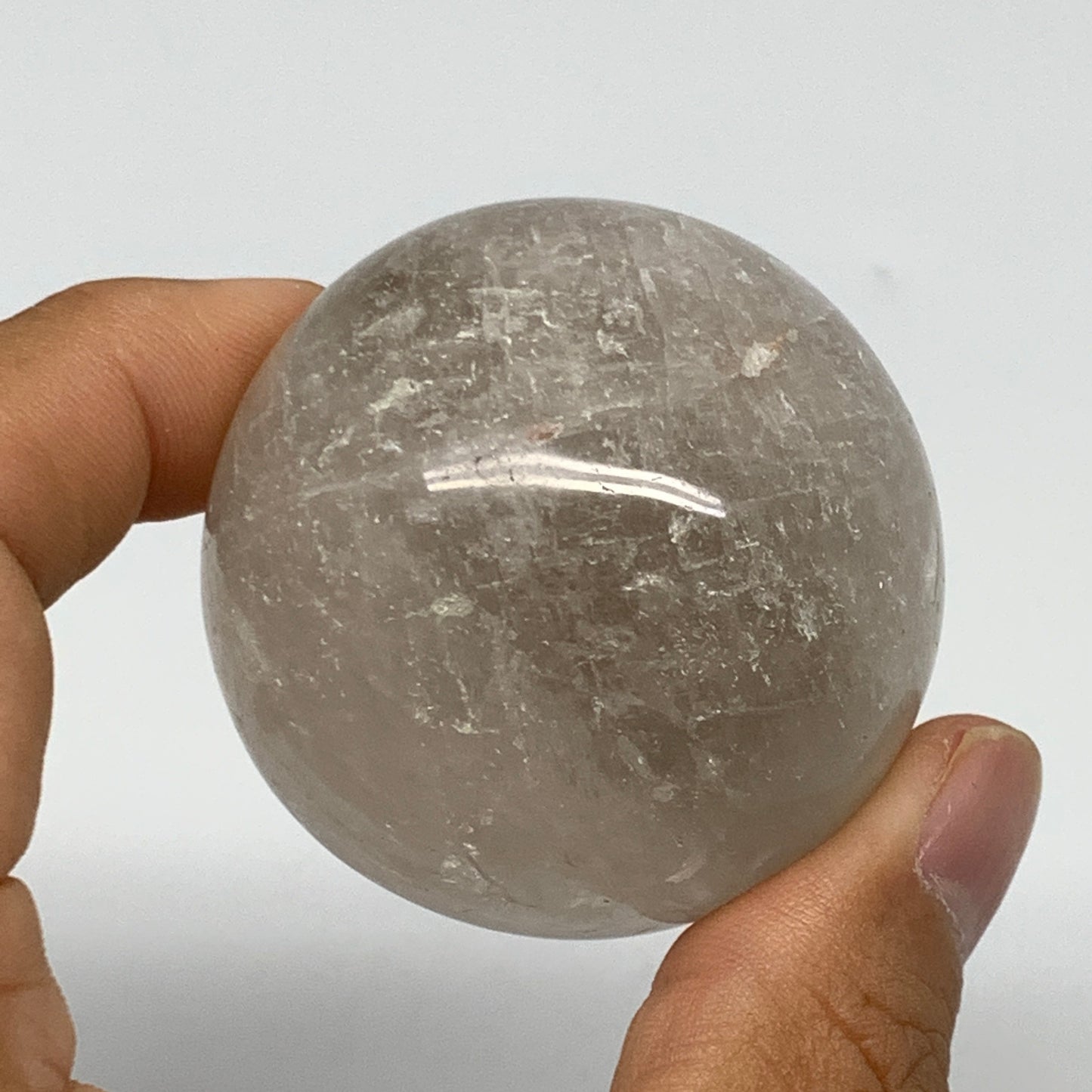 143.4g, 1.9"(47mm), Natural Quartz Sphere Crystal Gemstone Ball @Brazil, B22269