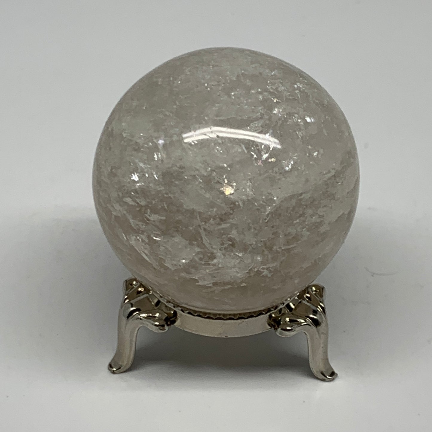 143.4g, 1.9"(47mm), Natural Quartz Sphere Crystal Gemstone Ball @Brazil, B22269