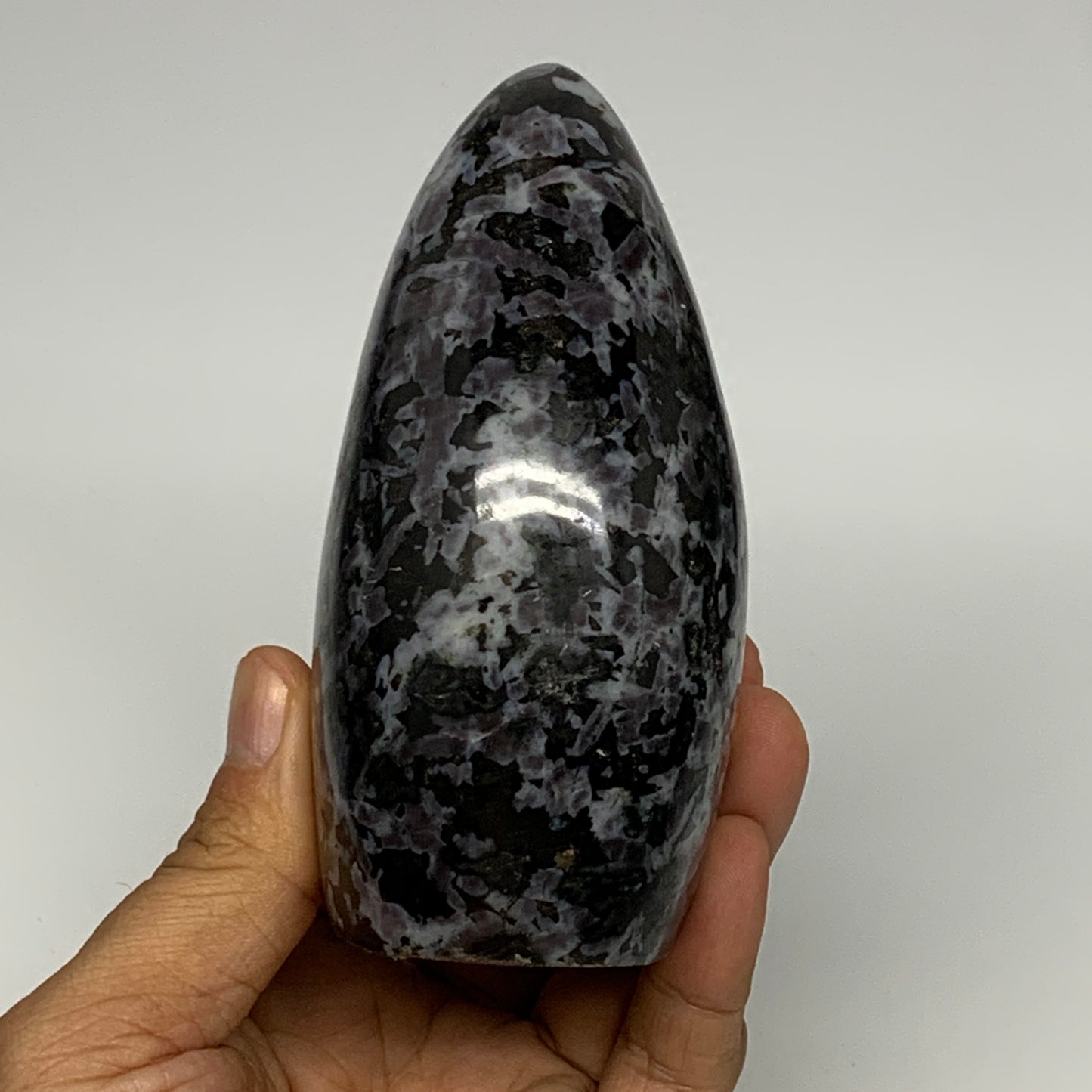 670g, 4.2"x3"x2" Indigo Gabro Merlinite Freeform Polished @Madagascar, B18230