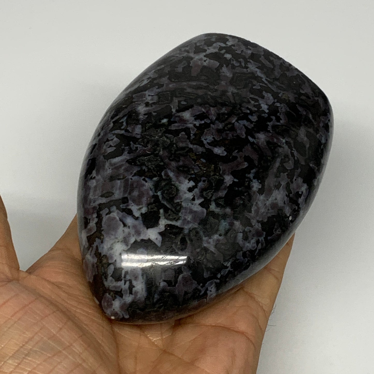 670g, 4.2"x3"x2" Indigo Gabro Merlinite Freeform Polished @Madagascar, B18230