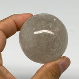 137.7g, 1.8"(46mm), Natural Quartz Sphere Crystal Gemstone Ball @Brazil, B22271