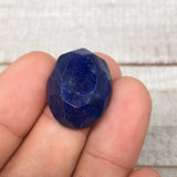 6g,22mmx18mmx8mm High-Grade Natural Oval Facetted Lapis Lazuli Cabochon,CP188
