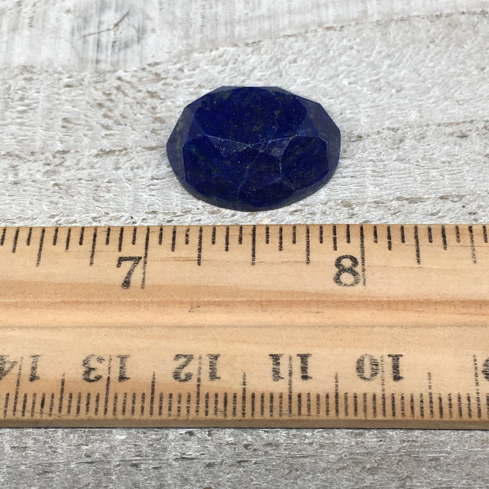 6g,22mmx18mmx8mm High-Grade Natural Oval Facetted Lapis Lazuli Cabochon,CP188