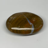 80.7g, 2.4"x1.7"x0.9" Ocean Jasper Palm-Stone Orbicular Jasper Reiki Energy,B166