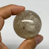 94.8g, 1.6"(41mm), Natural Quartz Sphere Crystal Gemstone Ball @Brazil, B22274