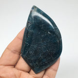60.7g, 3.3"x2" Blue Apatite Cabochon Large Drop Shape @Madagascar,B1781