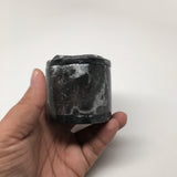 234g, 2.2"x2.4" Small Round Fossils Ammonite Brown Jewelry Box @Morocco,MF901 - watangem.com