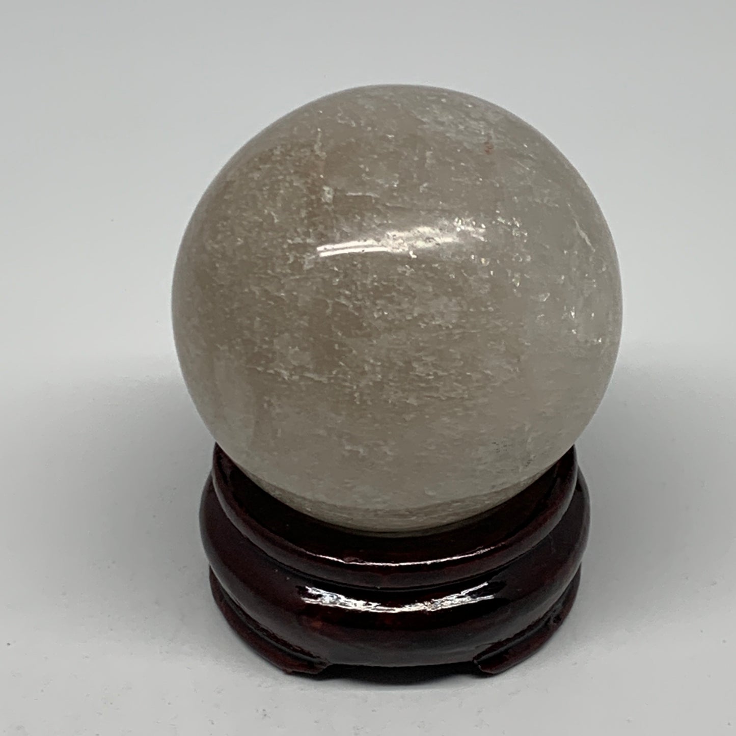290.5g, 2.3"(59mm), Natural Quartz Sphere Crystal Gemstone Ball @Brazil, B22279